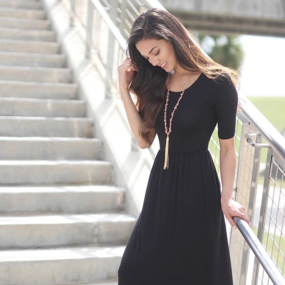 NWT ❤️ Black LuLaRoe Ana Maxi Dress